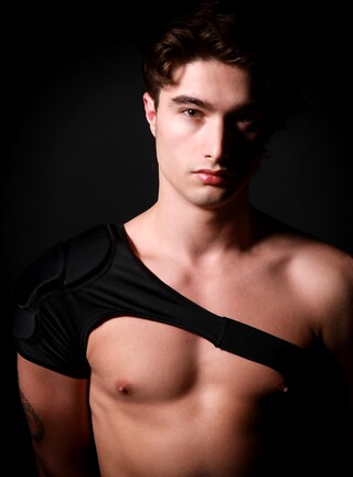 Sam beautiful fashion model posing